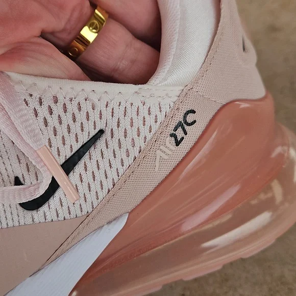 Nike women’s air max 270 soft pink size 8  [AH6789-604] Price Final - Picture 3 of 13